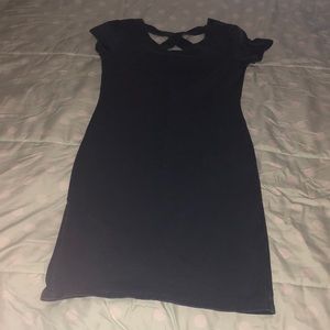 Navy bodycon dress